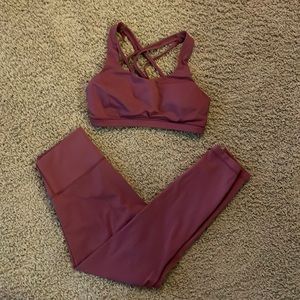 Lululemon Bra and Legging Set